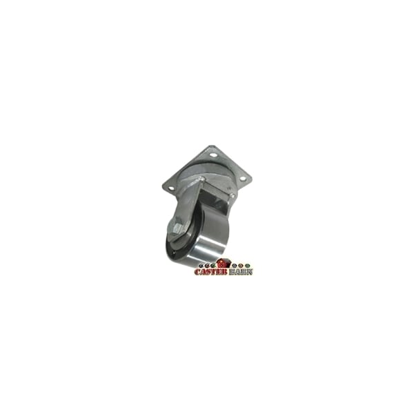 6"x3" Kingpinless Heavy Duty Swivel Caster, Forged Steel Wheel, 10